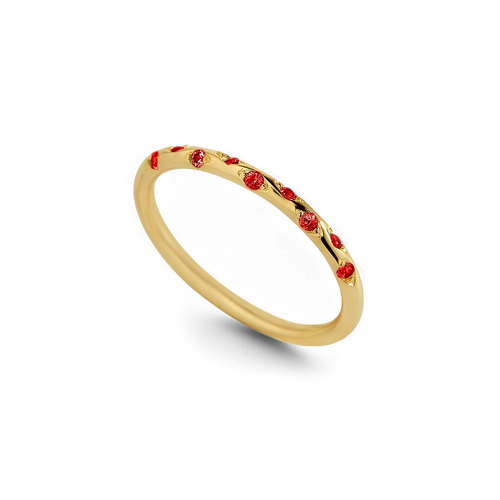 Dainty Constellation Birthstone Ring