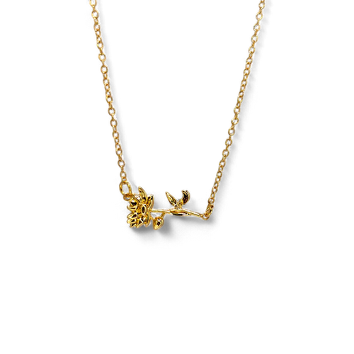 Dainty Birth Flower Necklace