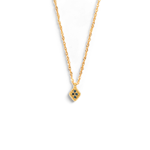 Dainty Birthstone Kite Necklace