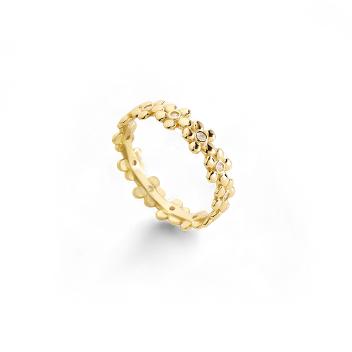 Diamonds & Daisies Eternity Ring