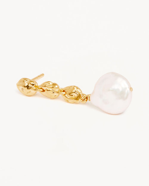 Yellow Gold Vermeil Grow With Grace Pearl Earrings