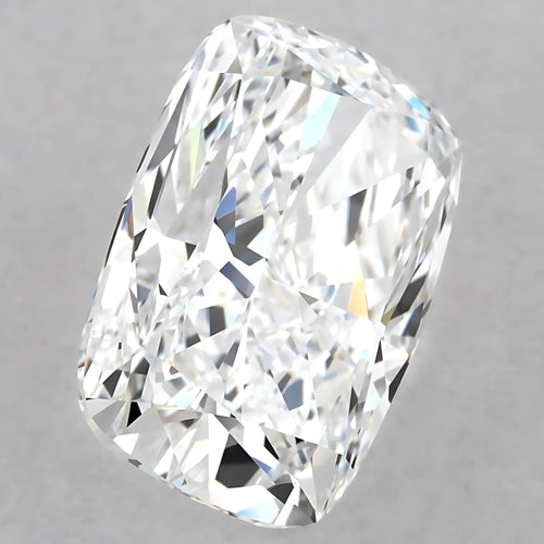 D Color SI Clarity 4 Carat Elongated Cushion Cut Lab Grown Diamond