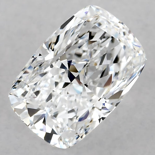 D Color SI Clarity 4 Carat Elongated Cushion Cut Lab Grown Diamond