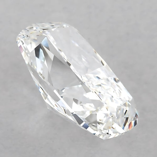 D Color SI Clarity 4 Carat Elongated Cushion Cut Lab Grown Diamond