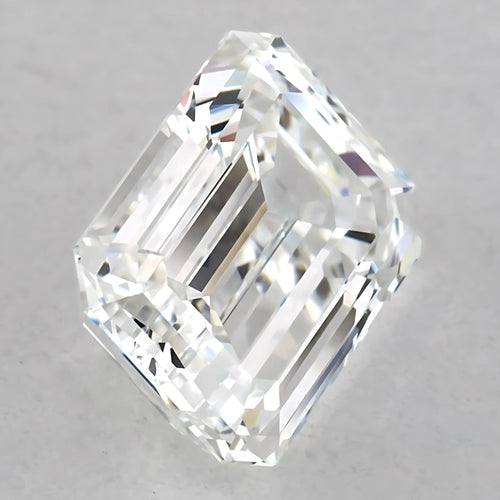 F Color VS Clarity 9 Carat Emerald Cut Lab Grown Diamond