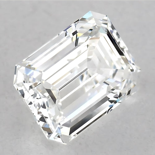 F Color VVS Clarity 9 Carat Emerald Cut Lab Grown Diamond