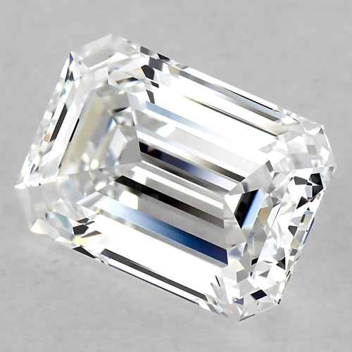 H Color VVS Clarity 2 Carat Emerald Cut Lab Grown Diamond