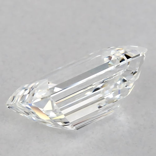 F Color VS Clarity 9 Carat Emerald Cut Lab Grown Diamond