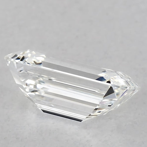 F Color VS Clarity 9 Carat Emerald Cut Lab Grown Diamond