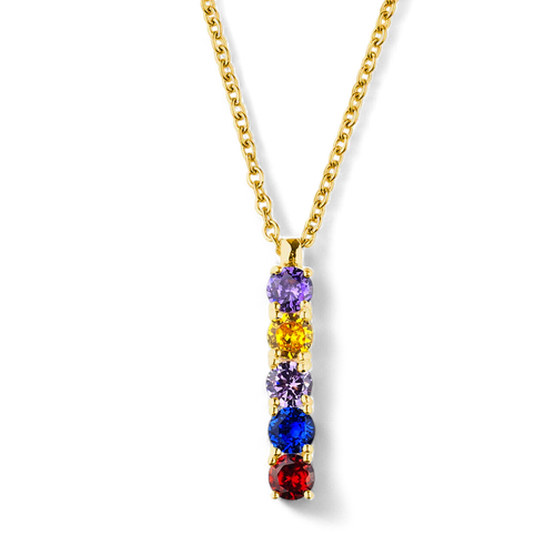 Family Birthstone Necklace