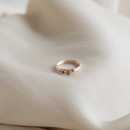 The Tiny Birthstone Ring