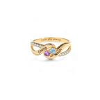 Forever Love Two Birthstone Ring