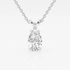 Dazzling Lab Created Diamond Necklace - Exquisite Jewelry Piece Image