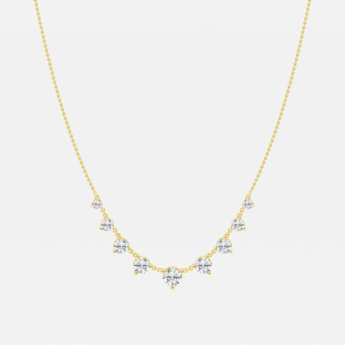 Lab Grown Diamond Radiance Necklace - Exquisite Collection Image