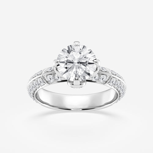 Lab Grown Diamond Elegance Ring - Sparkling Reflections Collection Image