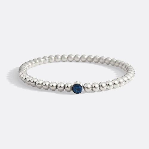 Beaded Bubble Birthstone Bracelet