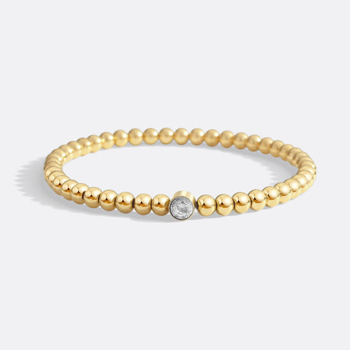 Beaded Bubble Birthstone Bracelet