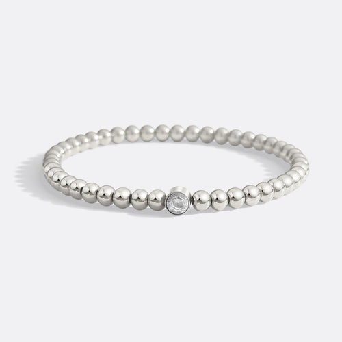 Beaded Bubble Birthstone Bracelet