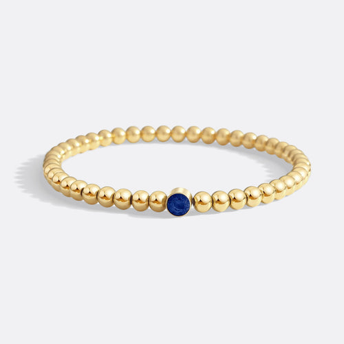 Beaded Bubble Birthstone Bracelet