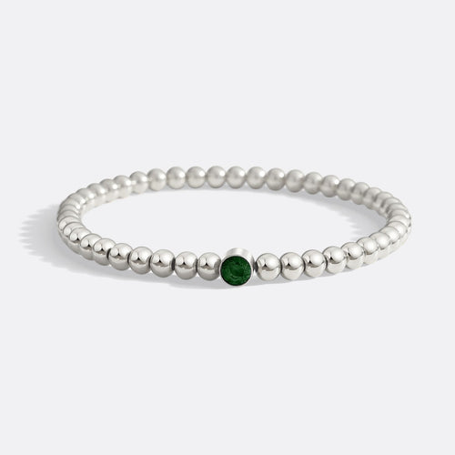 Beaded Bubble Birthstone Bracelet