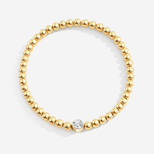 Beaded Bubble Birthstone Bracelet