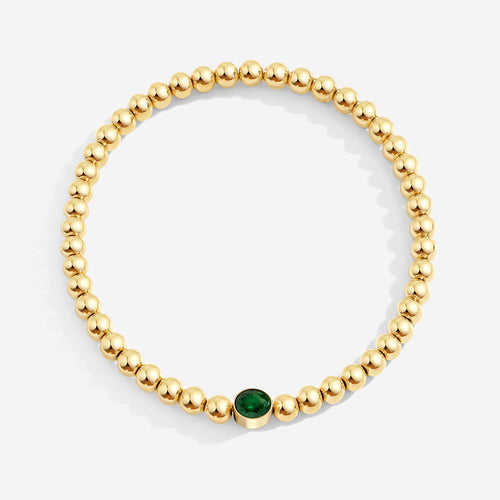 Beaded Bubble Birthstone Bracelet