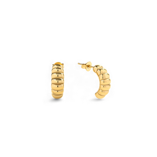 Croissant Hoop Earrings