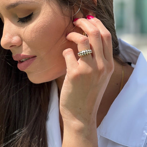 Checkerboard Ring
