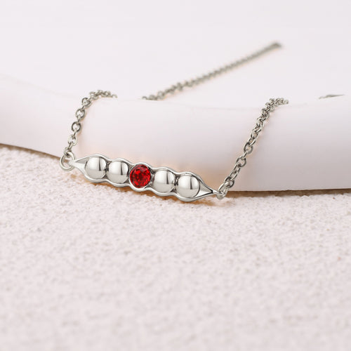 Peas in a Pod Birthstone Bracelet