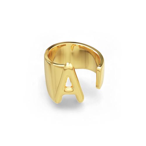 Initial Monogram Ring