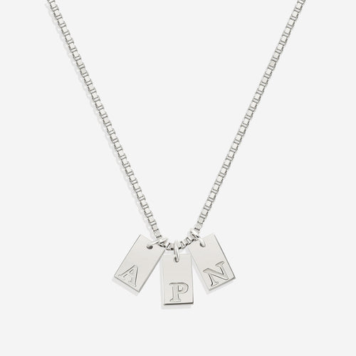 Initial Tag Necklace