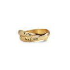 Interlocking Engraved Ring
