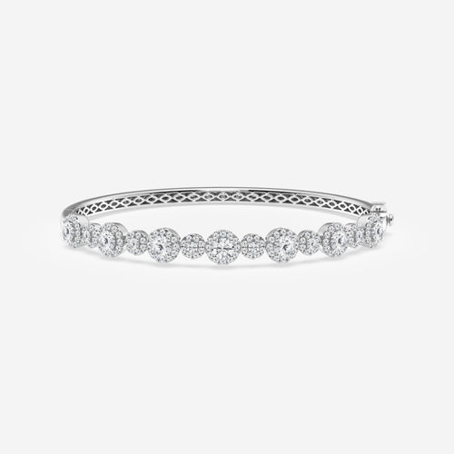 Radiant Lab Grown Diamond Elegance Cuff Bracelet Image