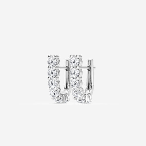 Lab Grown Diamond Sparkle Earrings - Vivid Halo Collection Image