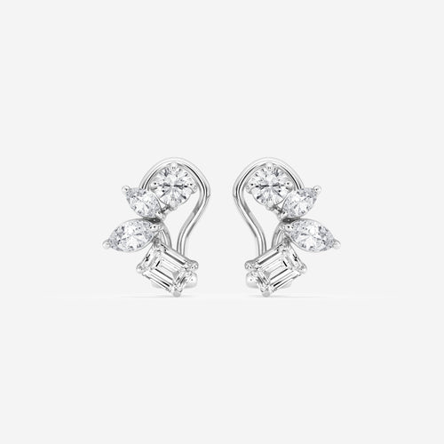 Lab Grown Diamond Elegance Drop Earrings Image