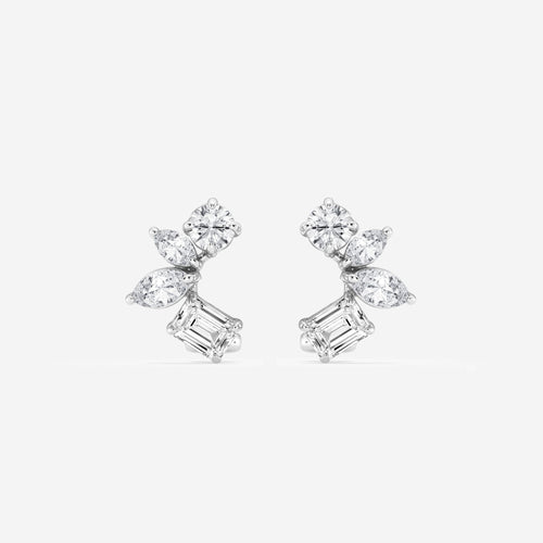 Lab Grown Diamond Elegance Drop Earrings Image