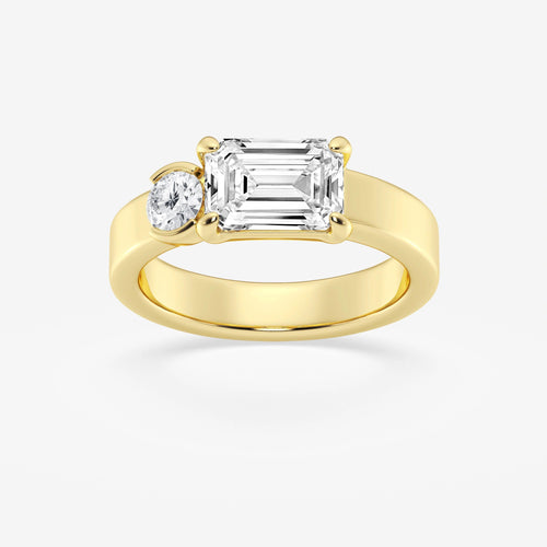 Lab Grown Diamond Solitaire Ring | Custom Cut Sparkler Image