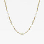 Dazzling Lab Grown Diamond Tennis Necklace - Sparkling Beauty Image