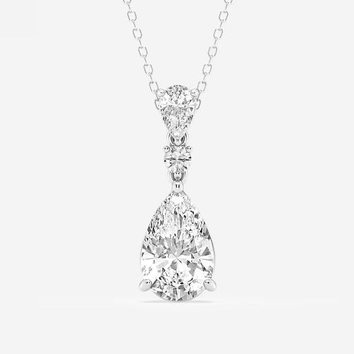 Brilliant Lab Created Diamond Necklace Collection Image