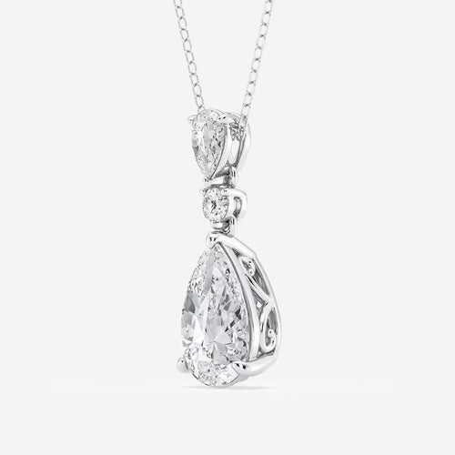 Brilliant Lab Created Diamond Necklace Collection Image