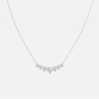 1 carat Round Lab-Created Diamond Seven-Stone Demi-Eternity Necklace