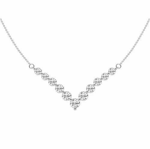 Radiant Lab-Grown Diamond Sparkle Necklace Collection Image