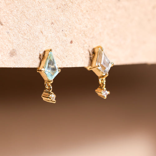 Kite Gemstone Stud Earrings