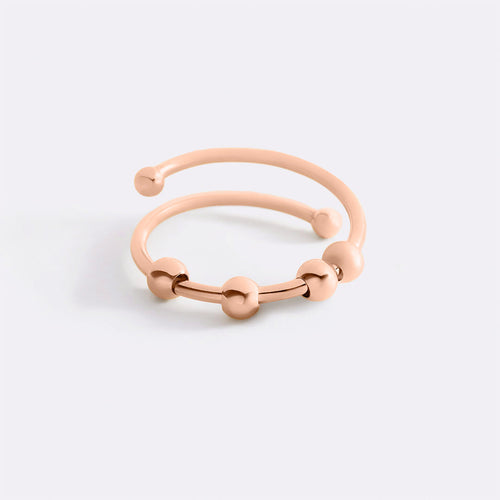 Adjustable Beaded Fidget Ring