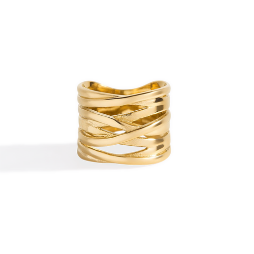 Wire Wrap Statement Ring