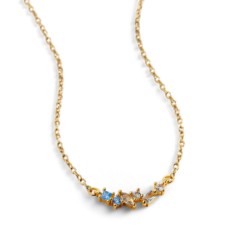 Ombre Birthstone Necklace