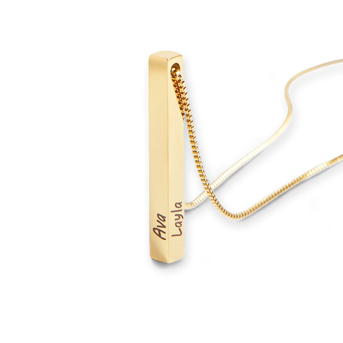 Muse Pillar Bar Necklace