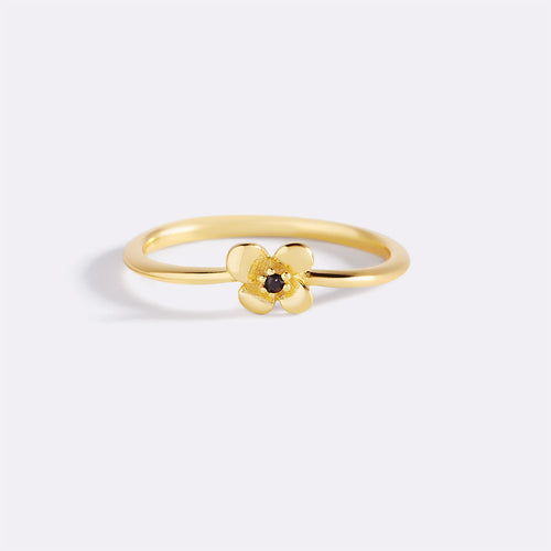 Dainty Floral Statement Ring