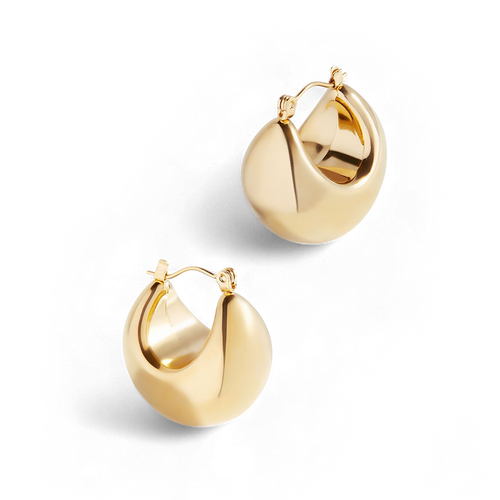 Sculpted Hoop Earrings