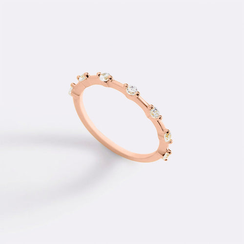 Ultra Thin Floating Eternity Ring